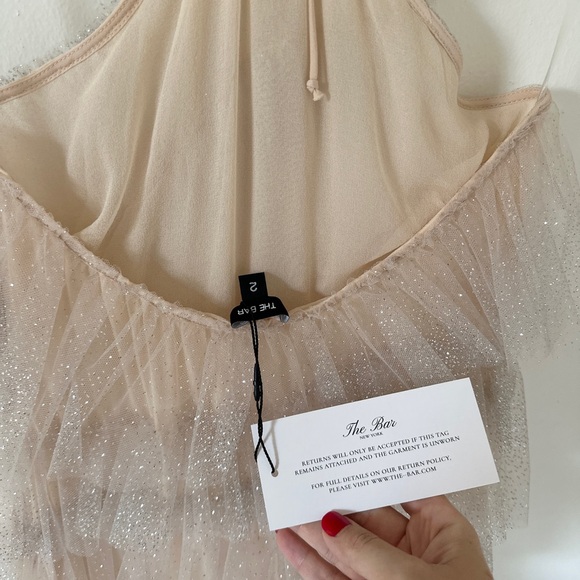 Sparkle Nude Dress by The Bar - Picture 4 of 6